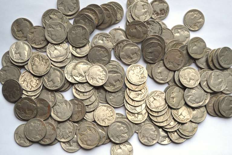 150 Partial Date Buffalo Nickels