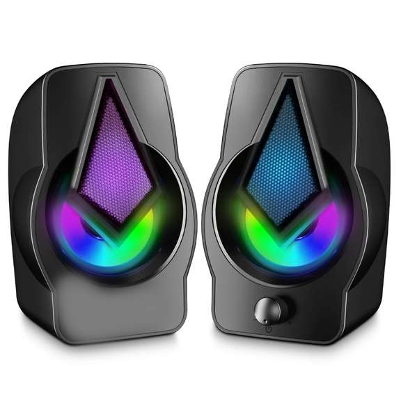 PC Speakers 2.0 USB Powered Stereo Volume Control