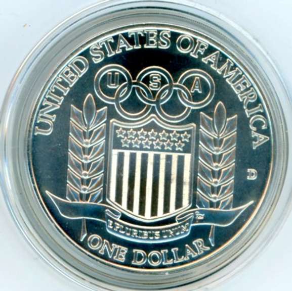 1992-D Olympic Baseball Commemorative Silver Dollar