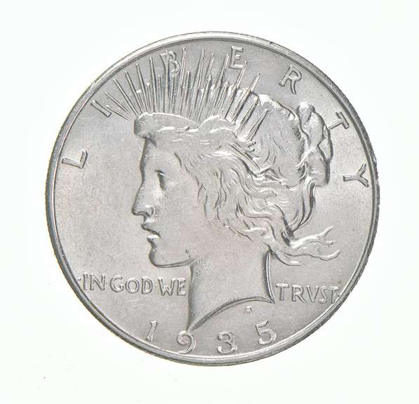 1935-S Peace Silver Dollar