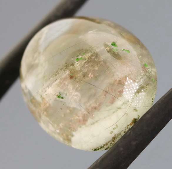 All natural 19.14ct rutilated Ghost Quartz