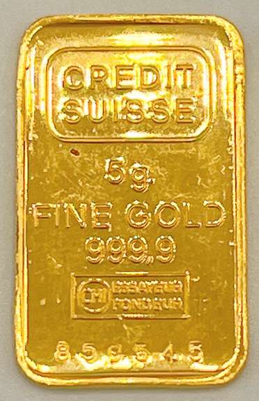 5 gram gold bar