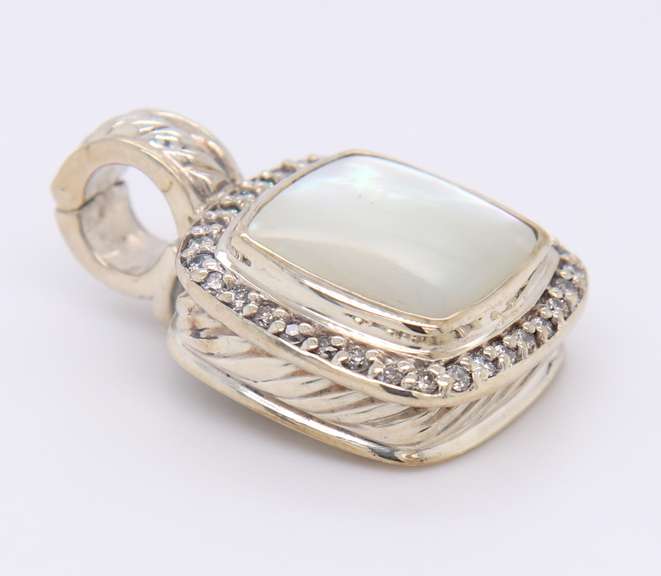 David Yurman Mop Albion Diamond Enhancer Pendant