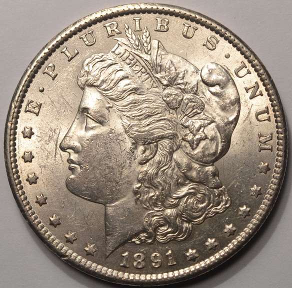 1898-S Morgan Silver Dollar Circulated With Luster