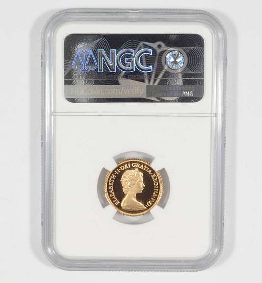 PF69 UCAM 1984 Great Britain 1/2 Sovereign - Graded NGC