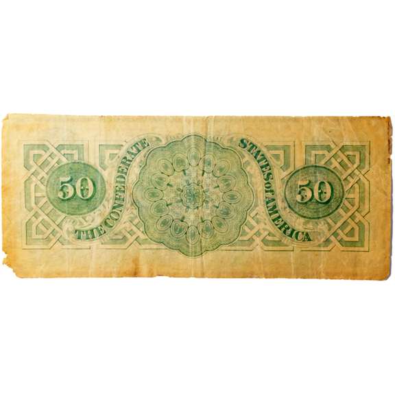 $50 CSA Watermarked Dec 1 1862 Note