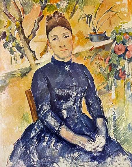 Paul Cezanne, Mme. Cezanne in the Conservatory