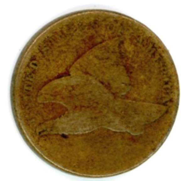 1858 Small Letters Flying Eagle Cent