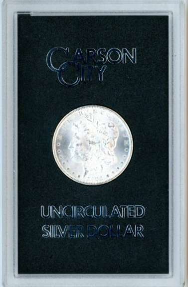 1884-CC Morgan Silver Dollar in GSA Pack