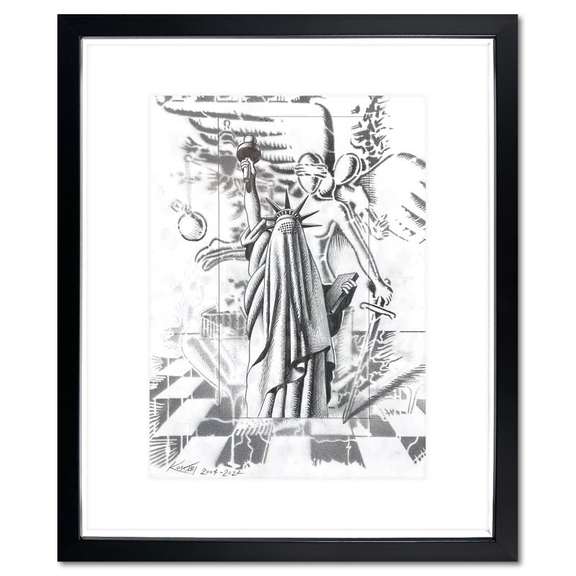 Conflicting Ideologies by Kostabi Original