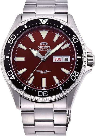 Orient Maroon Dial Automatic, New In Box.