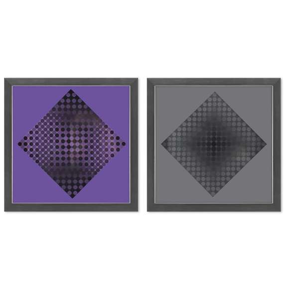 CTA - 102 (Diptych) Print by Vasarely (1908-1997)