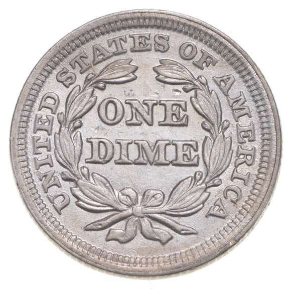 1853 Seated Liberty Dime - Arrows