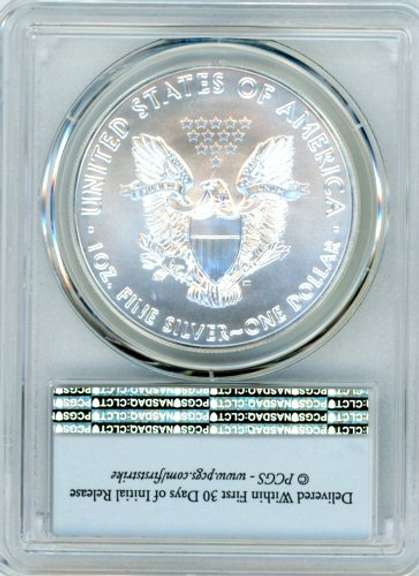 2019 BU Silver Eagle in PCGS MS70 First Strike