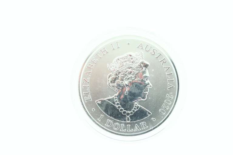 Redback Spider 1 Dollar Queen Elizabeth Silver Coin