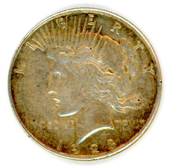 1928-S Peace Silver Dollar