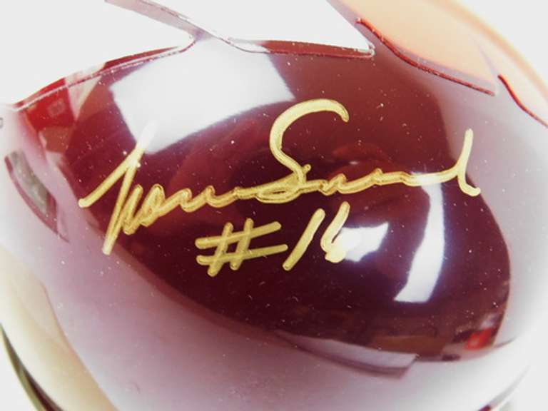 Norm Snead, Redskins Autographed Mini Helmet w/Card