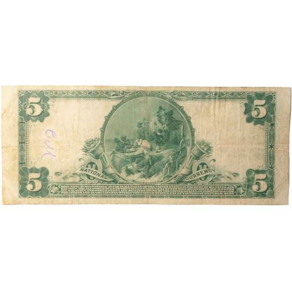 $5 Girard Natl Bank of Philadelphia 1902 Series National Note