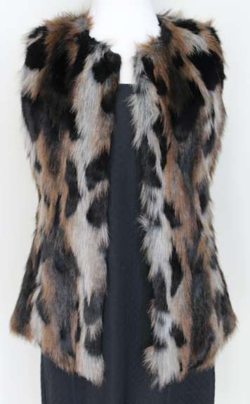 Via Spiga Faux Fur Vest