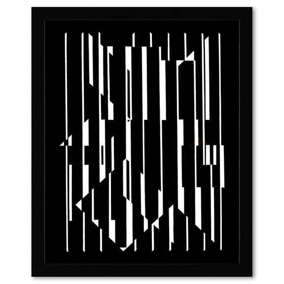 Lineaires (Diptych) Print by Vasarely (1908-1997)
