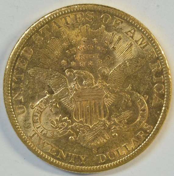 Flashy near Mint 1900-S US $20 Liberty Gold Piece. Nice