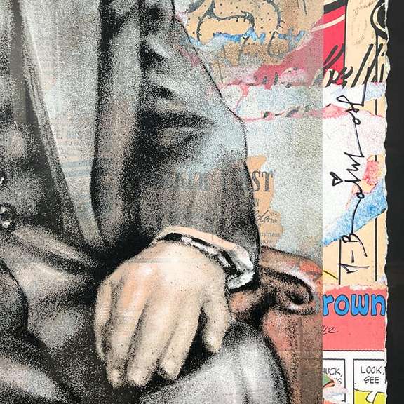 BasquiART Original by Mr Brainwash