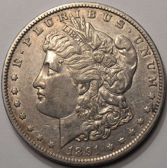 1891-O Morgan Silver Dollar Circulated