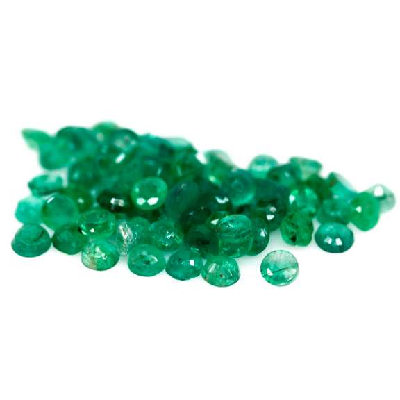 Large 8.07ct 66 piece Zambian Emerald parcel
