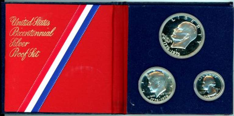 1976 3-Piece Silver Special Bicentennial Proof Set