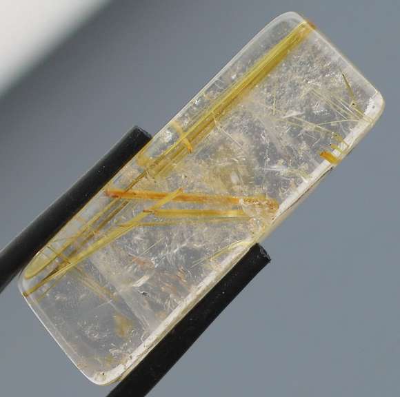 Captivating 28.33ct Titanium Rutilated Quartz
