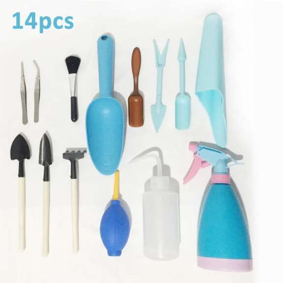 New Succulent Spade Planting Flower Rake Watering Pot