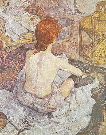 Toulouse Lautrec, Dressing