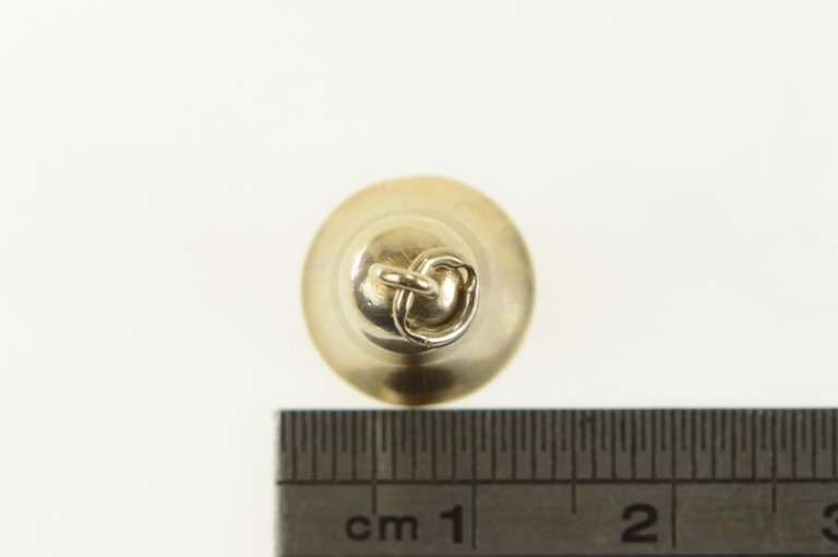 14K Yellow Gold 3D Articulated Wedding Bell Romantic Charm/Pendant