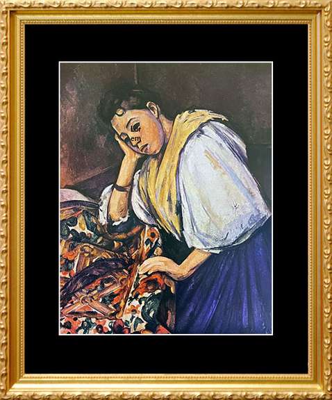 Paul Cezanne, The Young Italian Girl