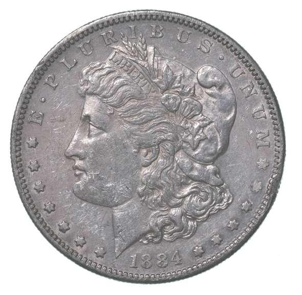 1884-S Morgan Silver Dollar