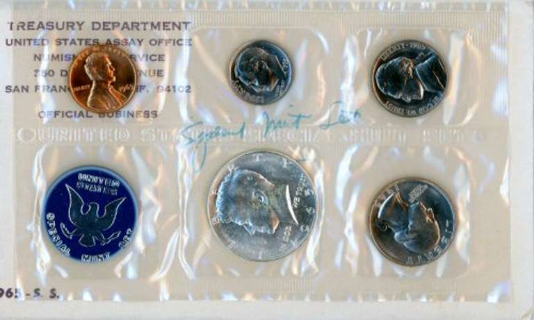 1965 Special Mint Set in Original Envelope