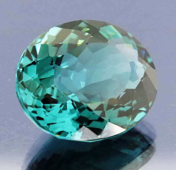 Huge! 32.69ct blue green Hydrothermal Amethyst