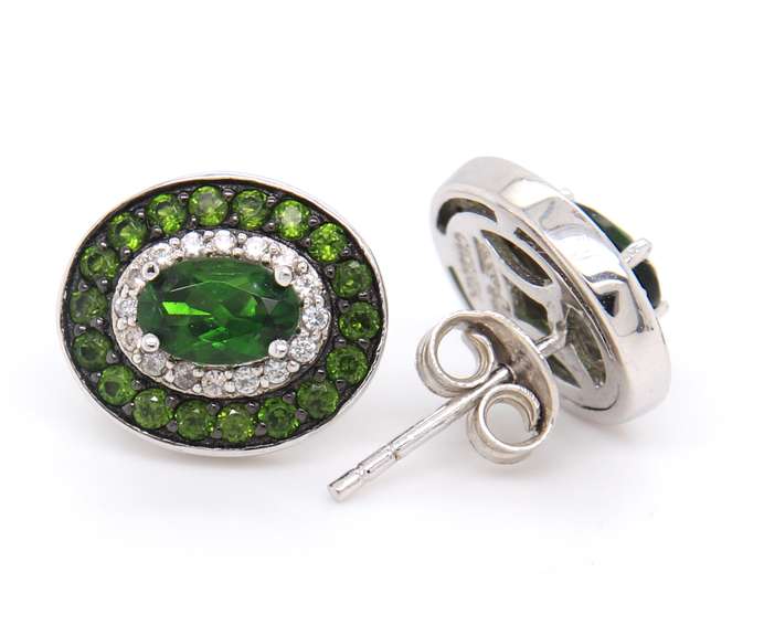 Group Lot of 2 Vintage 925 Sterling Silver Earrings