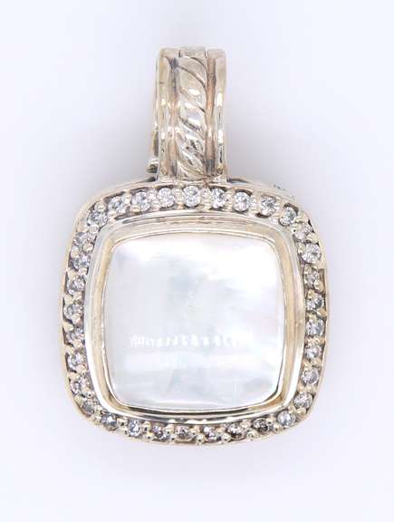 David Yurman Mop Albion Diamond Enhancer Pendant