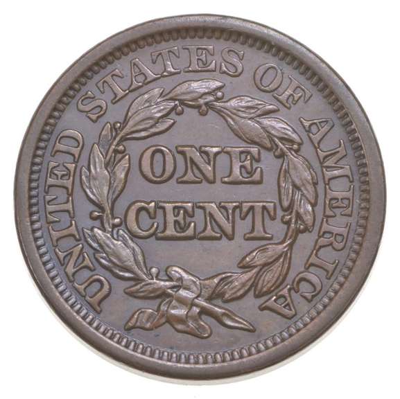 1849 Braided Hair Large Cent - N.14 - R3