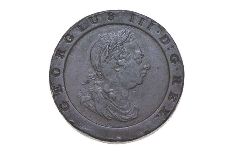 1797 United Kingdom 2 Pence