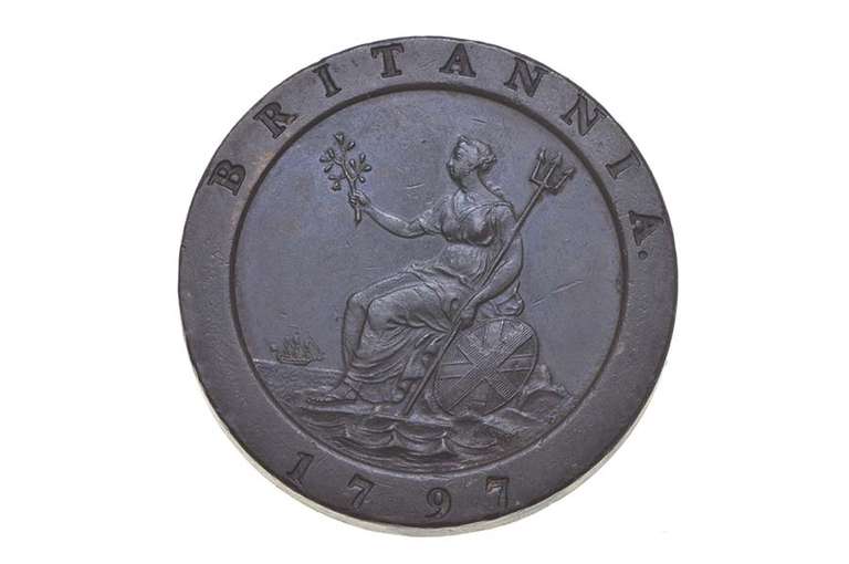 1797 United Kingdom 2 Pence