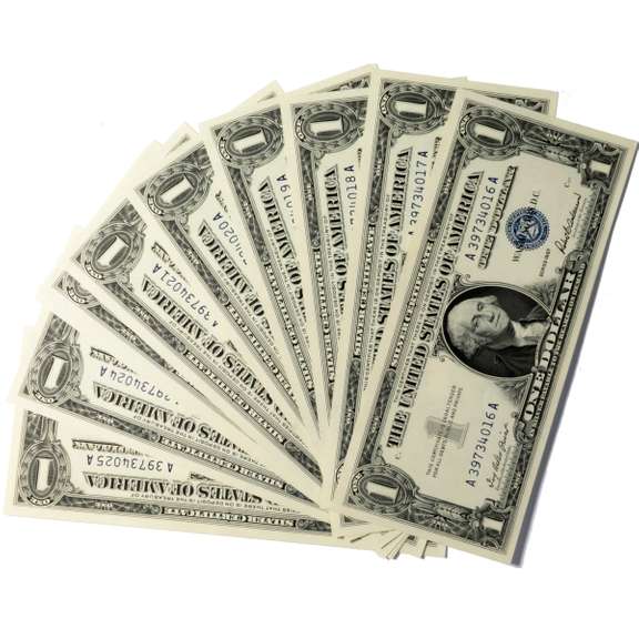 10 Consecutive CH CU 1957 $1 Silver Certificates