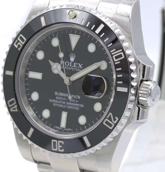2015 Rolex Submariner 116610LN Ceramic Bezel Men's Watch