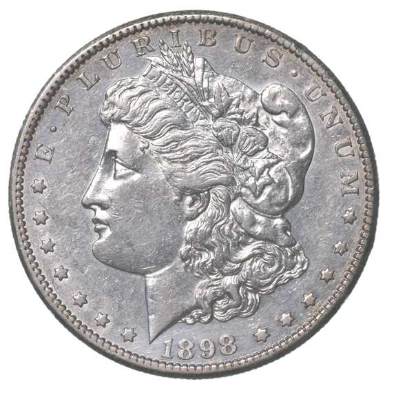 1898-S Morgan Silver Dollar