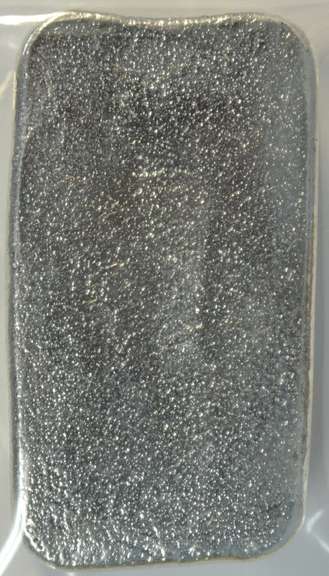 9 Fine Mint 5 oz pure Silver .999 fine Poured Bar. Sealed