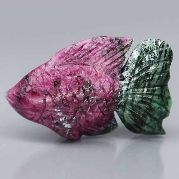 Giant! 96.13ct Ruby in Zoisite carving
