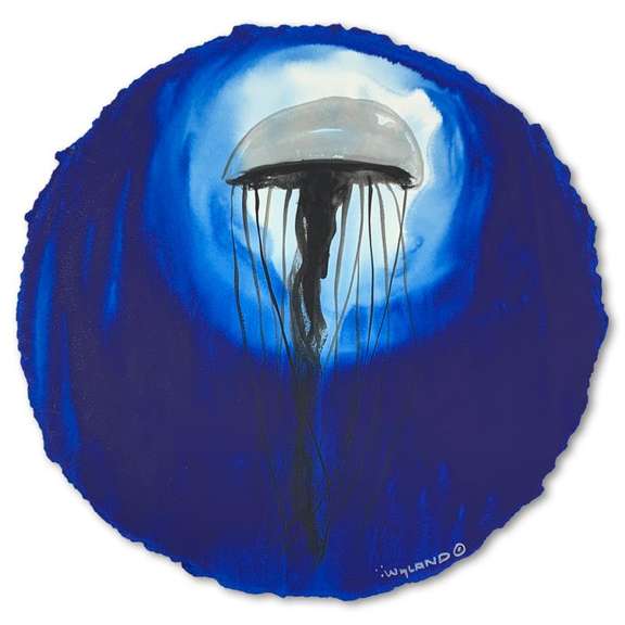 Weightless Jellyfish by Wyland Original