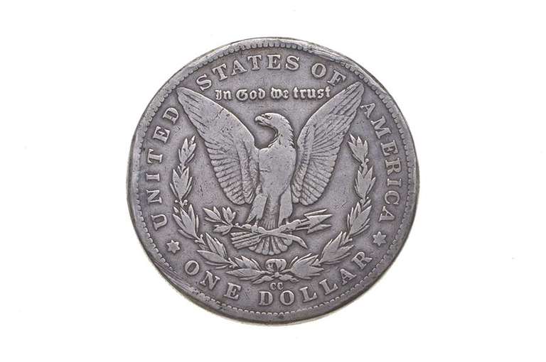 1889-CC Morgan Silver Dollar