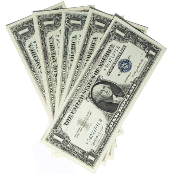 18 Slider $1 Silver Certificates